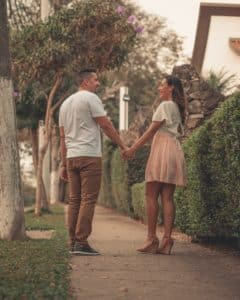 An image of a happy man and woman illustrates the benefits of male reproductive organ enlargement to satisfy your woman.
