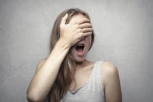 A photo of a shocked woman after viewing a man's penis demonstrates the advantages you reap after you make your penis grow.